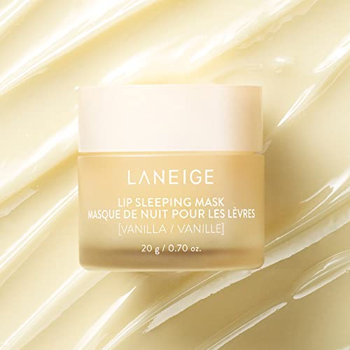 LANEIGE Lip Sleeping Mask Sweet Candy: Nourish, Hydrate, Vitamin C, Murumuru & Shea Butter, Antioxidants, Flaky, Dry Lips