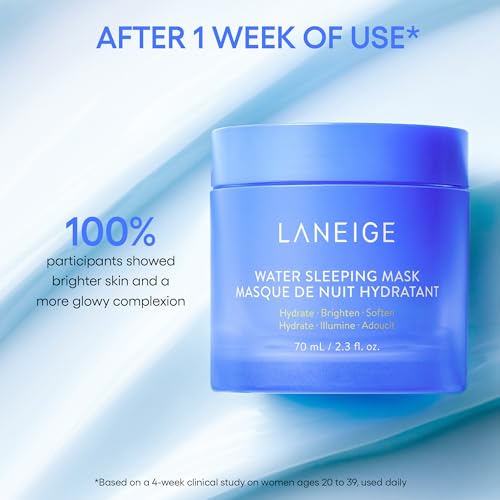 LANEIGE Lip Sleeping Mask Sweet Candy: Nourish, Hydrate, Vitamin C, Murumuru & Shea Butter, Antioxidants, Flaky, Dry Lips