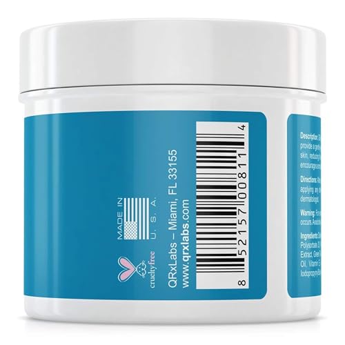 QRxLabs Glycolic Acid 10% Wrinkle Control Pads for Face & Body - 10% Glycolic Acid, Allantoin, Vitamins B5, C & E, Calendula & Green Tea Extract - Face Pads for Smooth Skin - Prevents Wrinkles & Lines