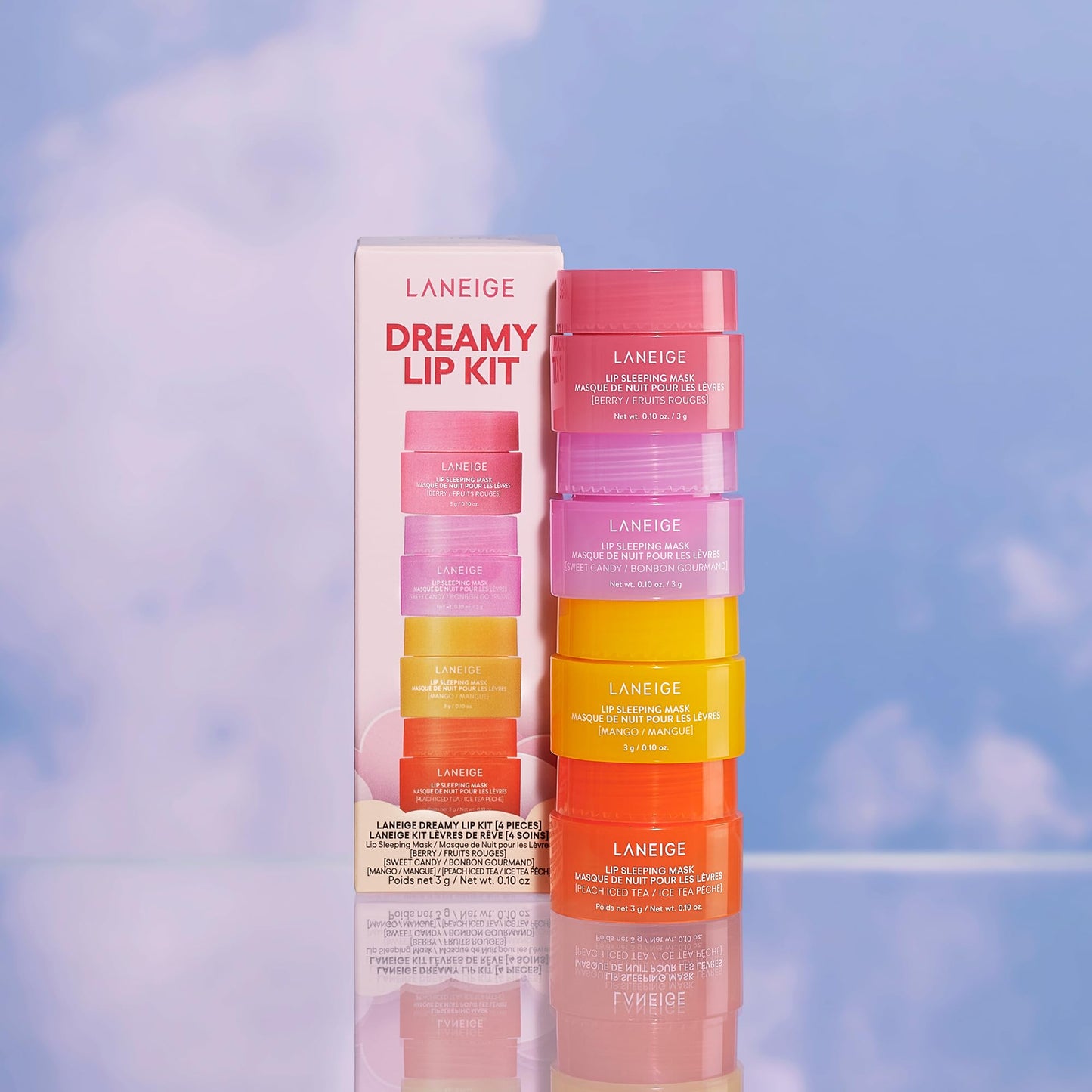 LANEIGE Lip Sleeping Mask Sweet Candy: Nourish, Hydrate, Vitamin C, Murumuru & Shea Butter, Antioxidants, Flaky, Dry Lips